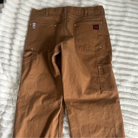 Tough Duck Men's Tan/Brown Work Pants 36x34 - Picture 4 of 11
